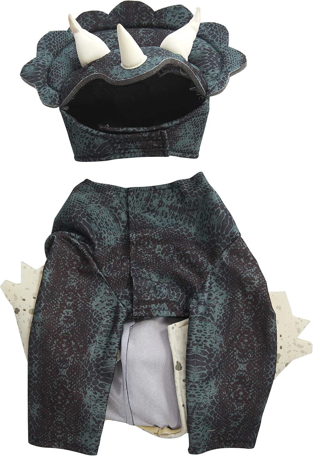 California Costumes CALIFORNIA COSTUME COLLECTIONS Pet DINO PUP Dog Costumes, Dark Green, XS Neck 10 -12 Girth 12 -16 Back 8 US