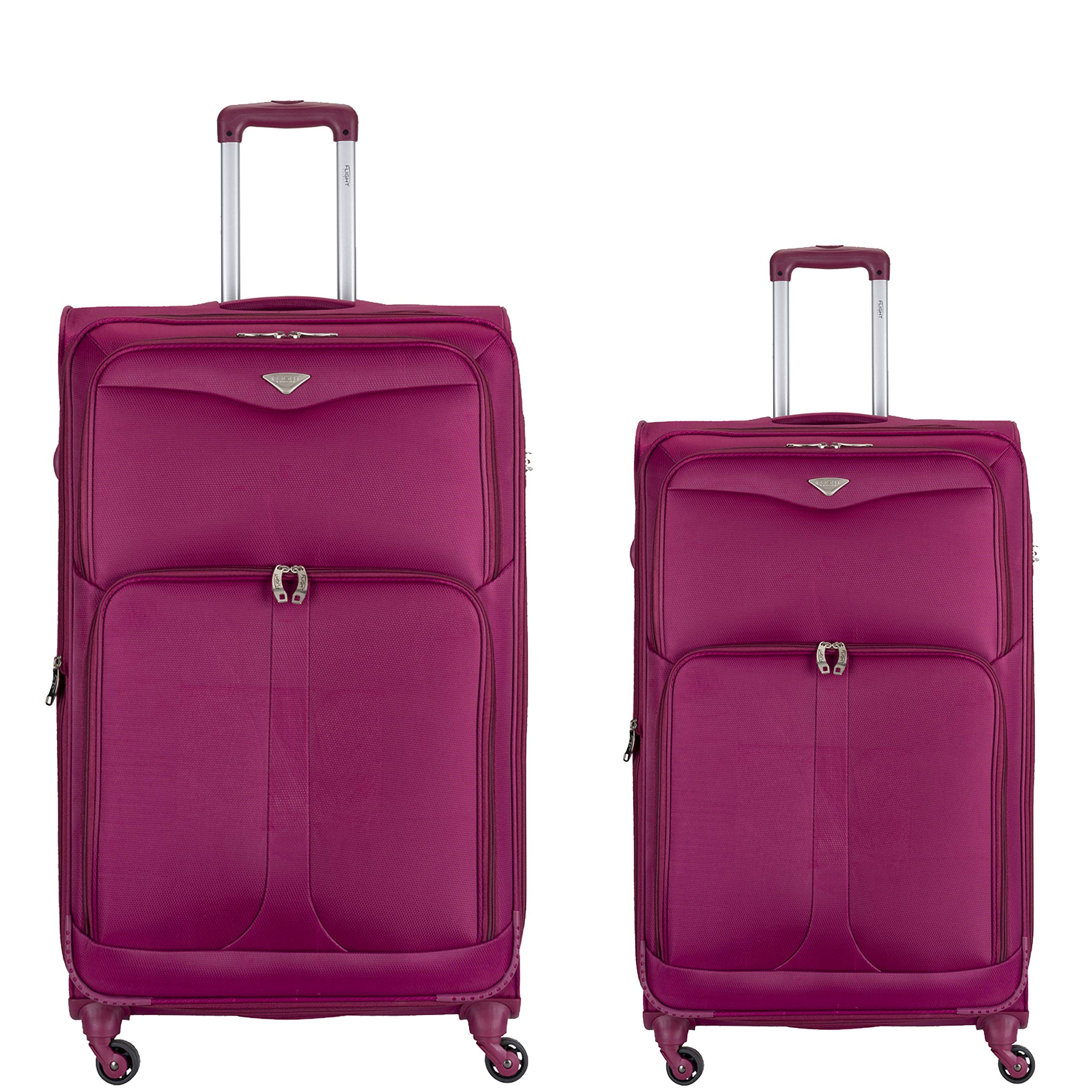 Flight Knight Lightweight 4 Wheel 800D Soft Case Suitcases Anti Crack Cabin & Hold Luggage Options Approved for Over 100 Airlines Including easyJet, BA & Many More! — view 88