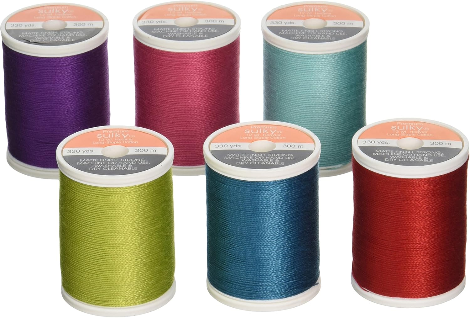 Sulky Crossroads Blendables 12wt 6/Pkg, Broadway Collection