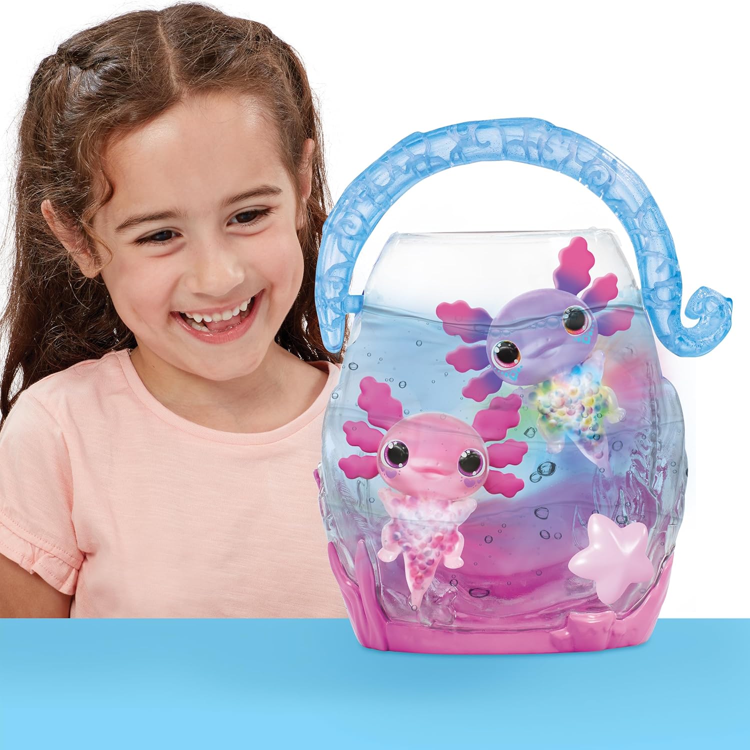 Animagic 932617 Let's Glo Axolotl Bubble Reef Twin Pack, Multi