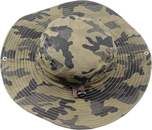 Miniatura 3 de Sombrero de camuflaje militar de ala ancha para pesca de verano, caza, camping, senderismo, sombrero de sol al aire libre, sombrero Boonie