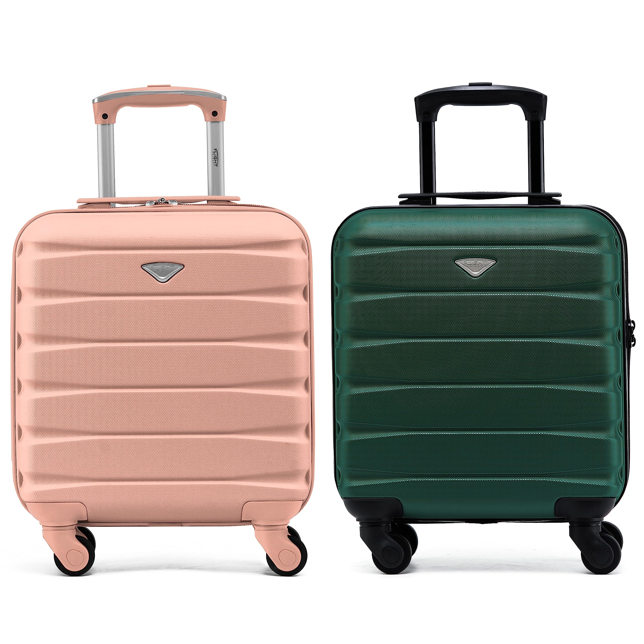 Flight Knight Suitcase Set of 2 Lightweight 4 Wheel ABS Hard Case Cabin Carry On Hand Luggage Approved for Over 100 Airlines Including easyJet, British Airways, Ryanair & Many More 55x35x20cm — view 101