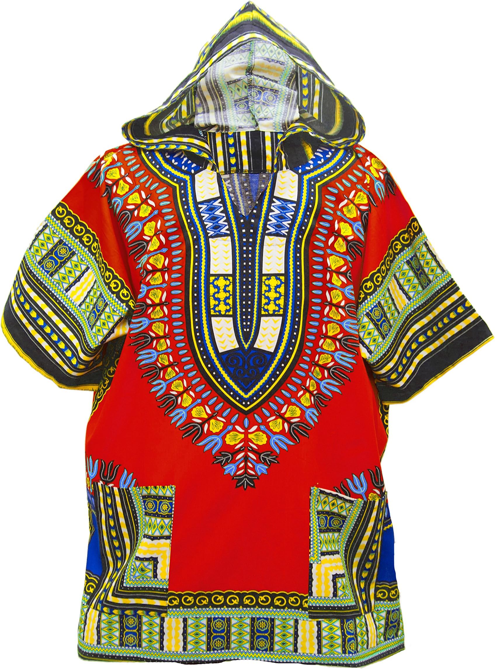 Dashiki Vib's Traditional African Dashiki Hoodie - Unisex