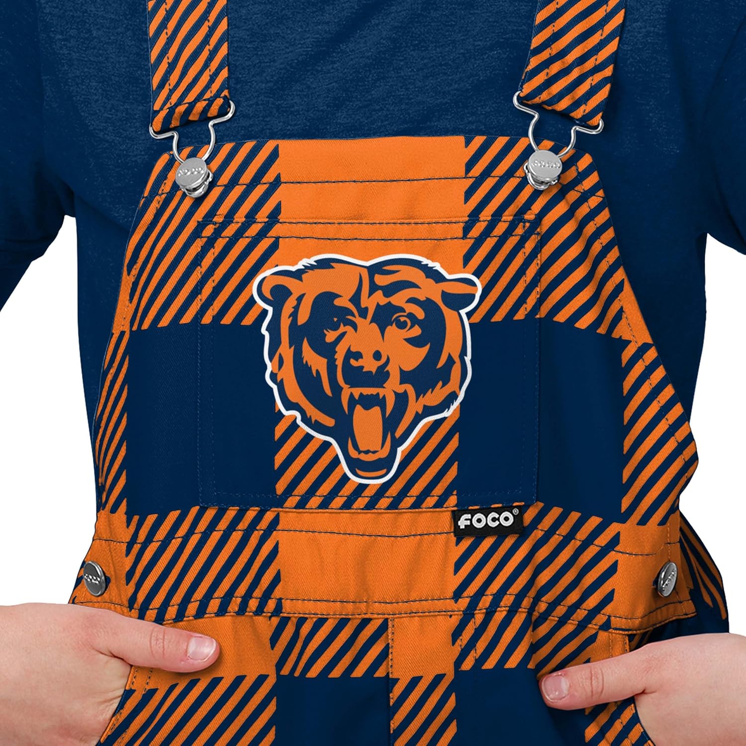 FOCO NFL Unisex Kids Nfl Youth Team Logo Bib Overalls