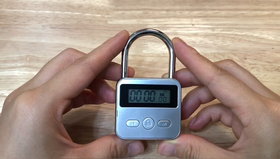 Infinite Time Lock Rechargeable Timing Lock USB Rechargeable Timer Lock - 99 Hour Max, LCD ...