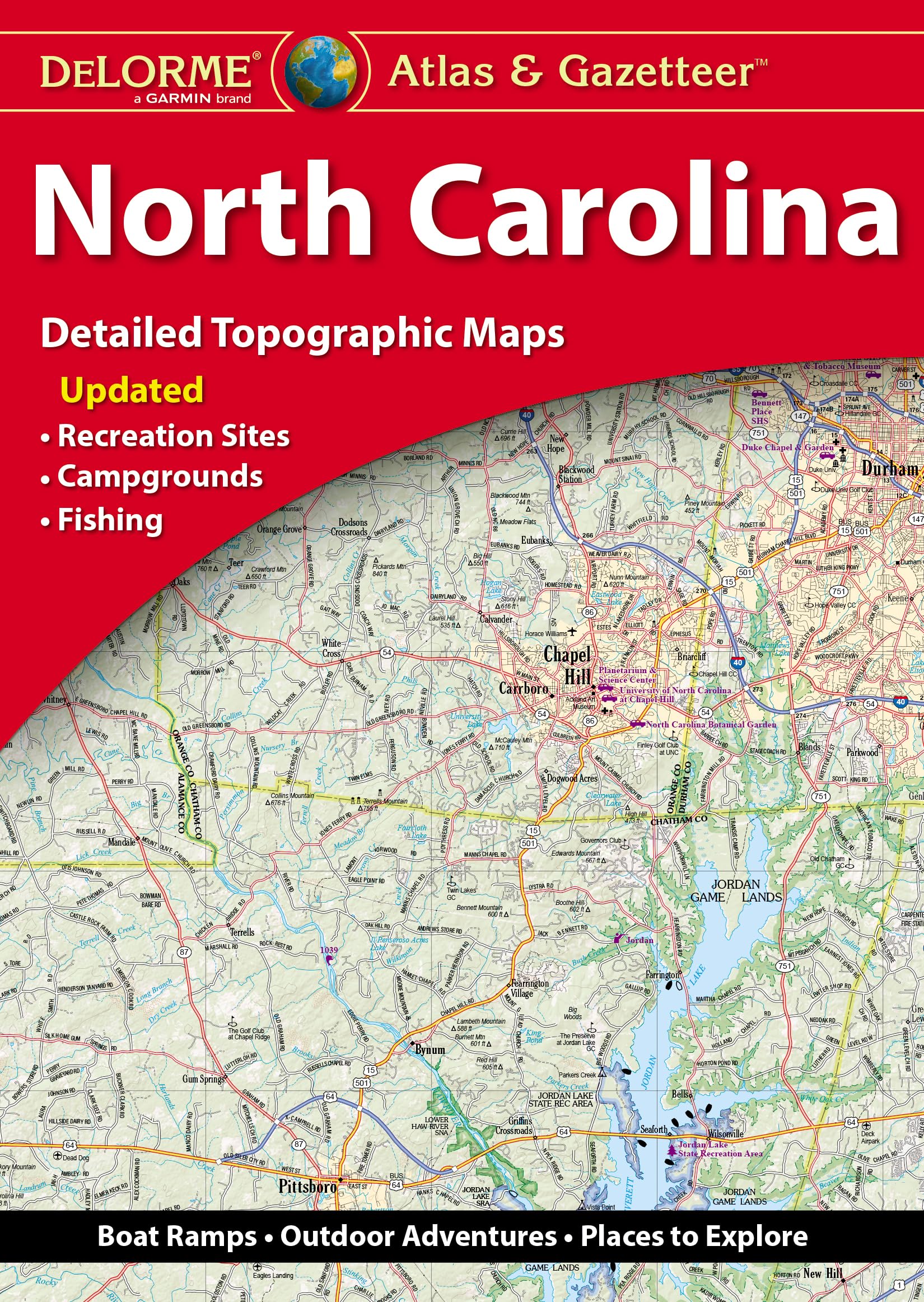 Delorme Atlas & Gazetteer North Carolina