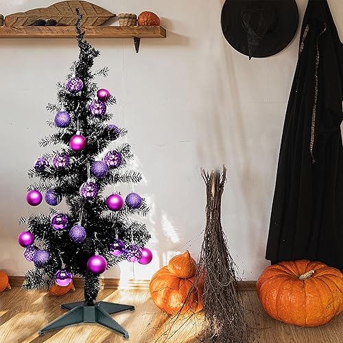 Miniatura 12 de Lulu Home Adornos de esferas para árbol de Navidad, 34 unidades, esferas colgantes Dorado