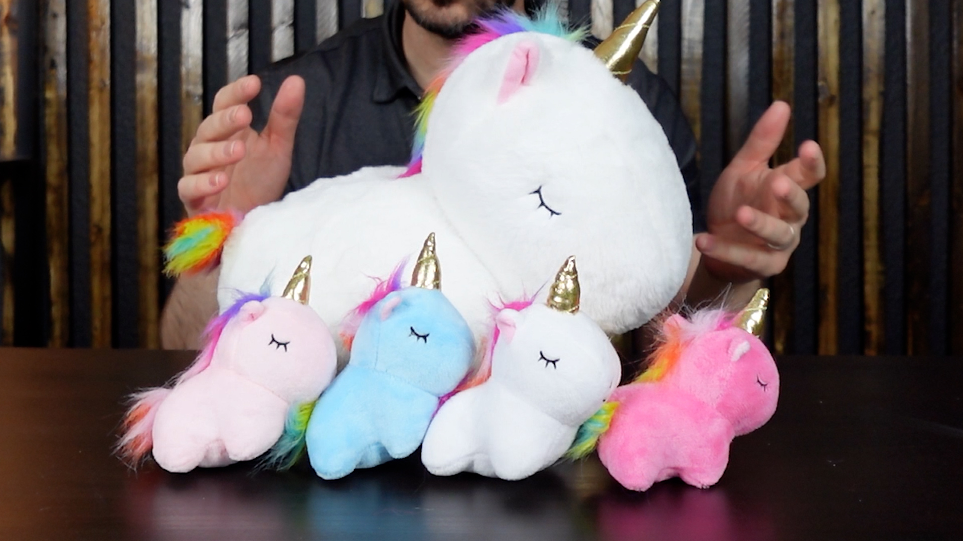 Watch Unicorn Stuffed Animal with Babies Review #ad on Amazon Live