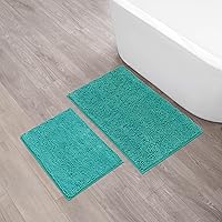 Vista 11 de Resort Collection - Tapete de baño de chenilla, 21 x 34 pulgadas, lino