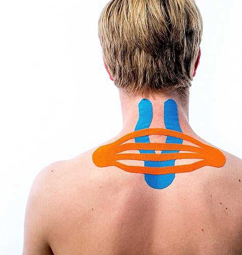 Miniatura 7 de CureTape Cinta de kinesiología clásica amarilla impermeable  La mejor cinta K de adherencia  Cinta deportiva de kinesiología médica  Cinta muscular