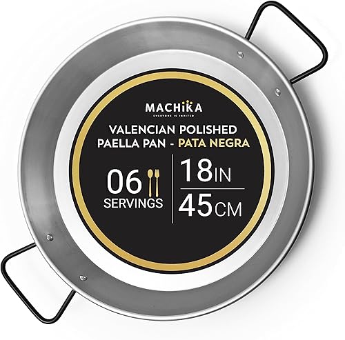 Machika Sartén profesional para sartén, bandeja de Paella de acero al carbono, sartenes de acero al carbono para cocinar, sartén de acero al carbono