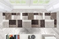 Vista 5 de Well Woven Madison Shag Cubes - Alfombra geométrica moderna de 2 pies 3 pulgadas x 7 pies 3 pulgadas