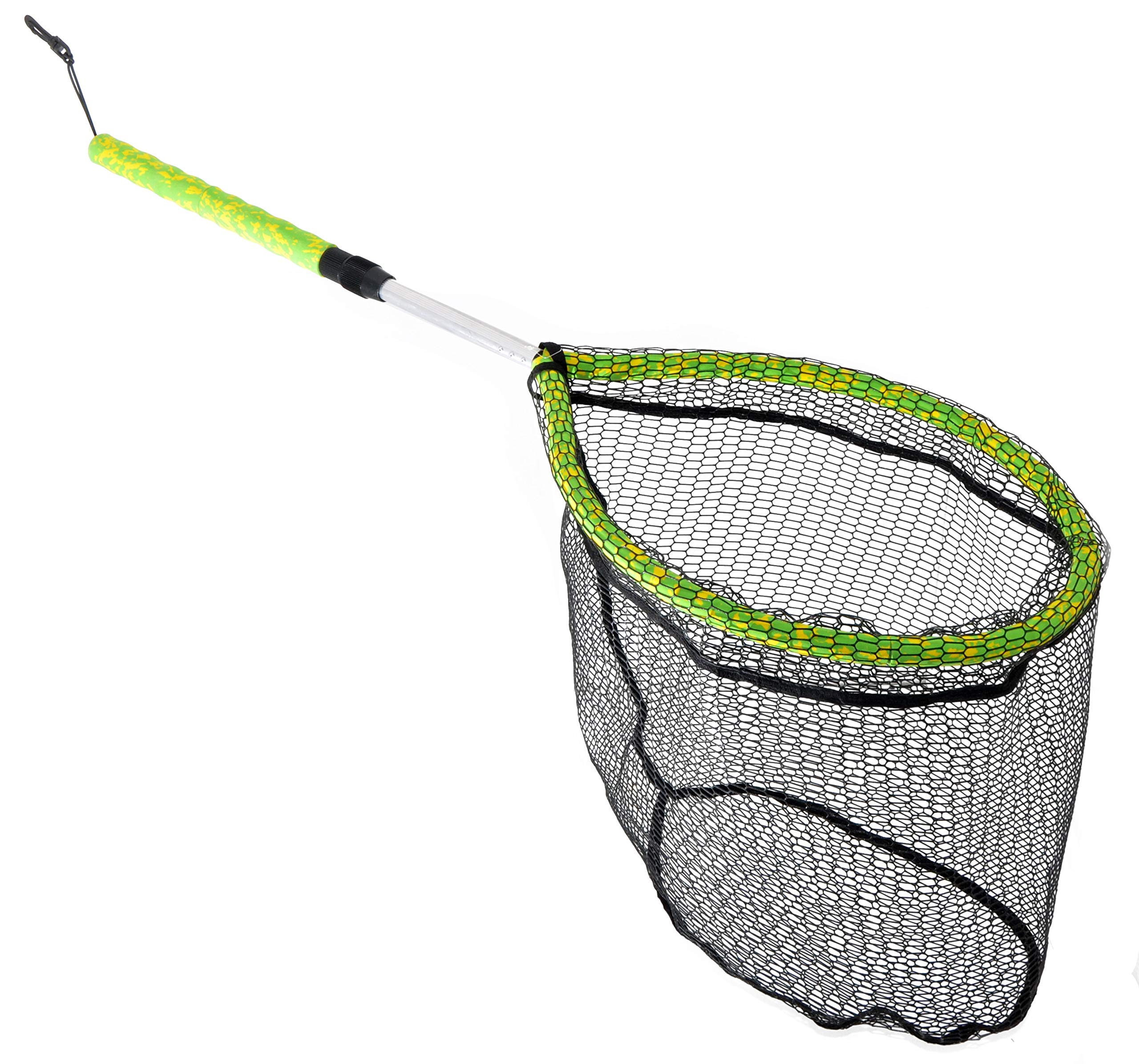 Photo 1 of LastMemory Foreverlast YakNet Large Hoop Floatable Fishing Net, Green