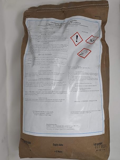 Copper Sulfate Mini Crystals 50lb Bag