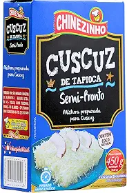 Chinezinho Cuscuz De Tapioca Semi-Pronto 450 Gramas
