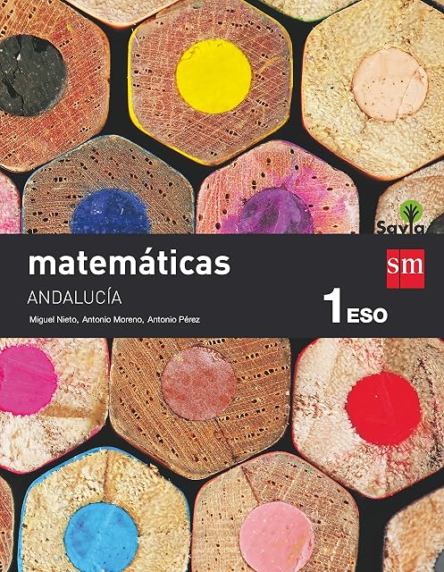 Portada de Matemáticas 1º ESO Ed 2020 Andalucia - Savia