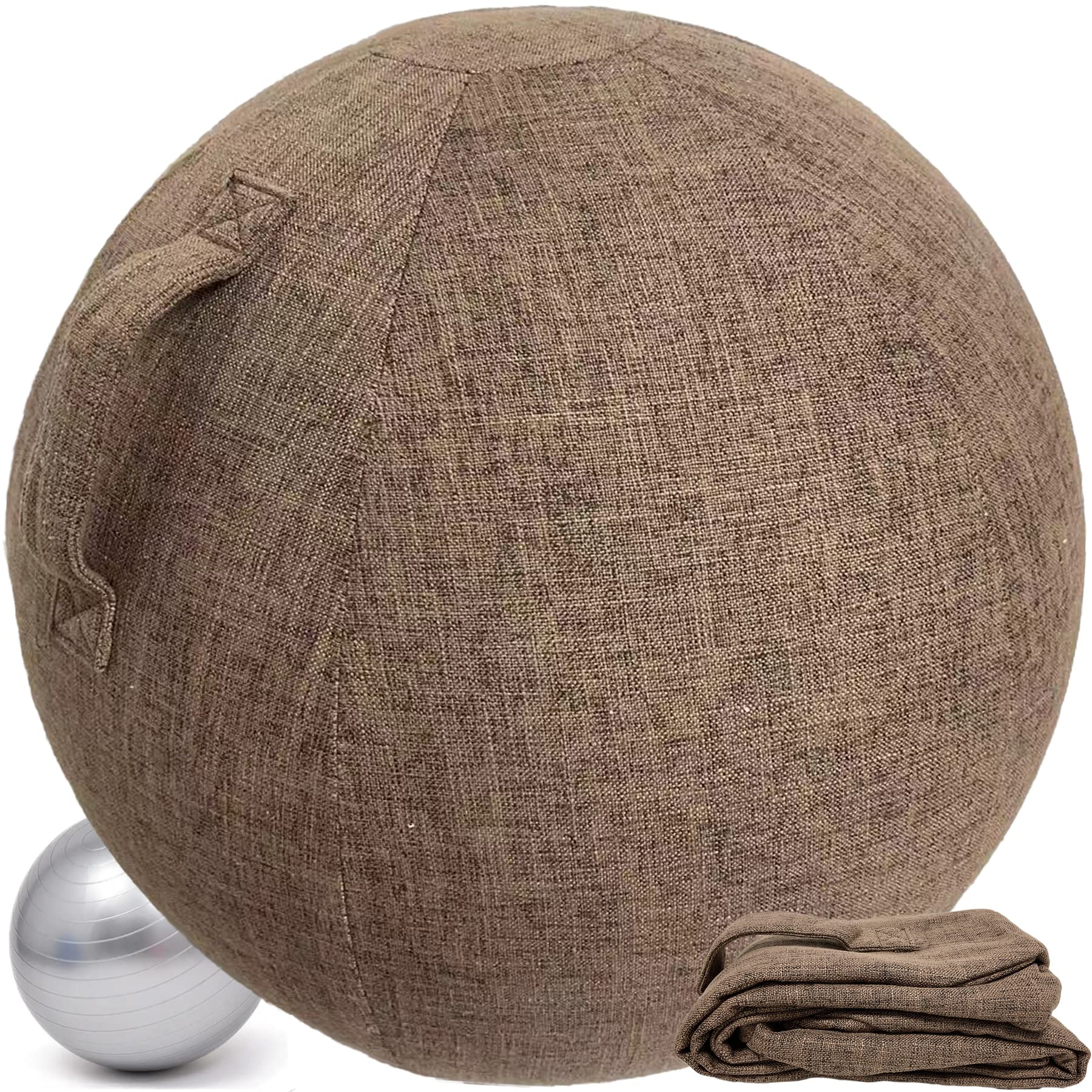 Ball, Büro, Sitz, Ball, Fitnessstudio, Büro, 55/65/75 cm, Schwangerschaftsball, Stuhl, Ball, mit rutschfester Schutzhülle, Swiss Ball