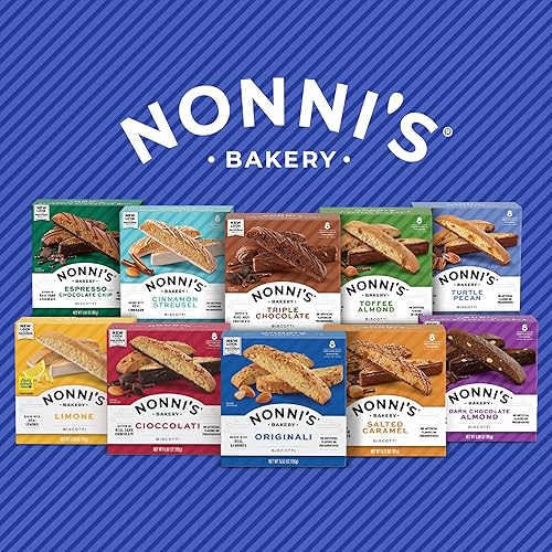 Miniatura 7 de Nonnis Limone Biscotti Galletas italianas  Galletas italianas  Biscotti envueltas individualmente  Biscotti de limón con glaseado blanco  Kosher 688