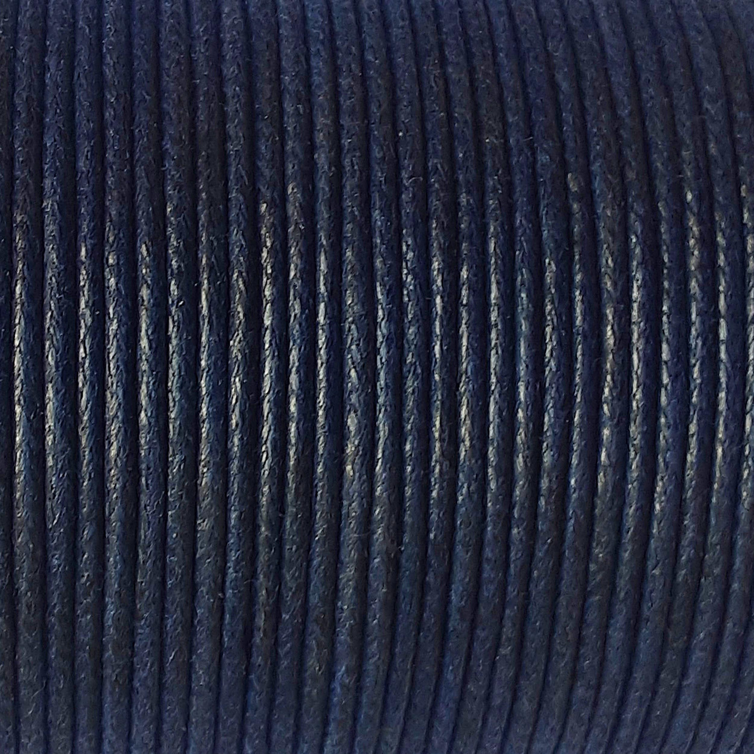 2mm Waxed Cotton Cord 6 meters (Dr.Blue)
