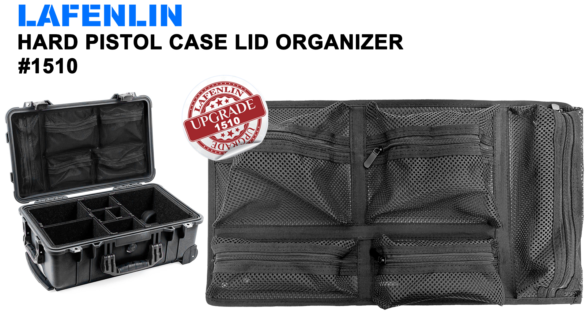Amazon.com : LAFENLIN UPGRADED Lid Organizer for Pelican 1520 Case