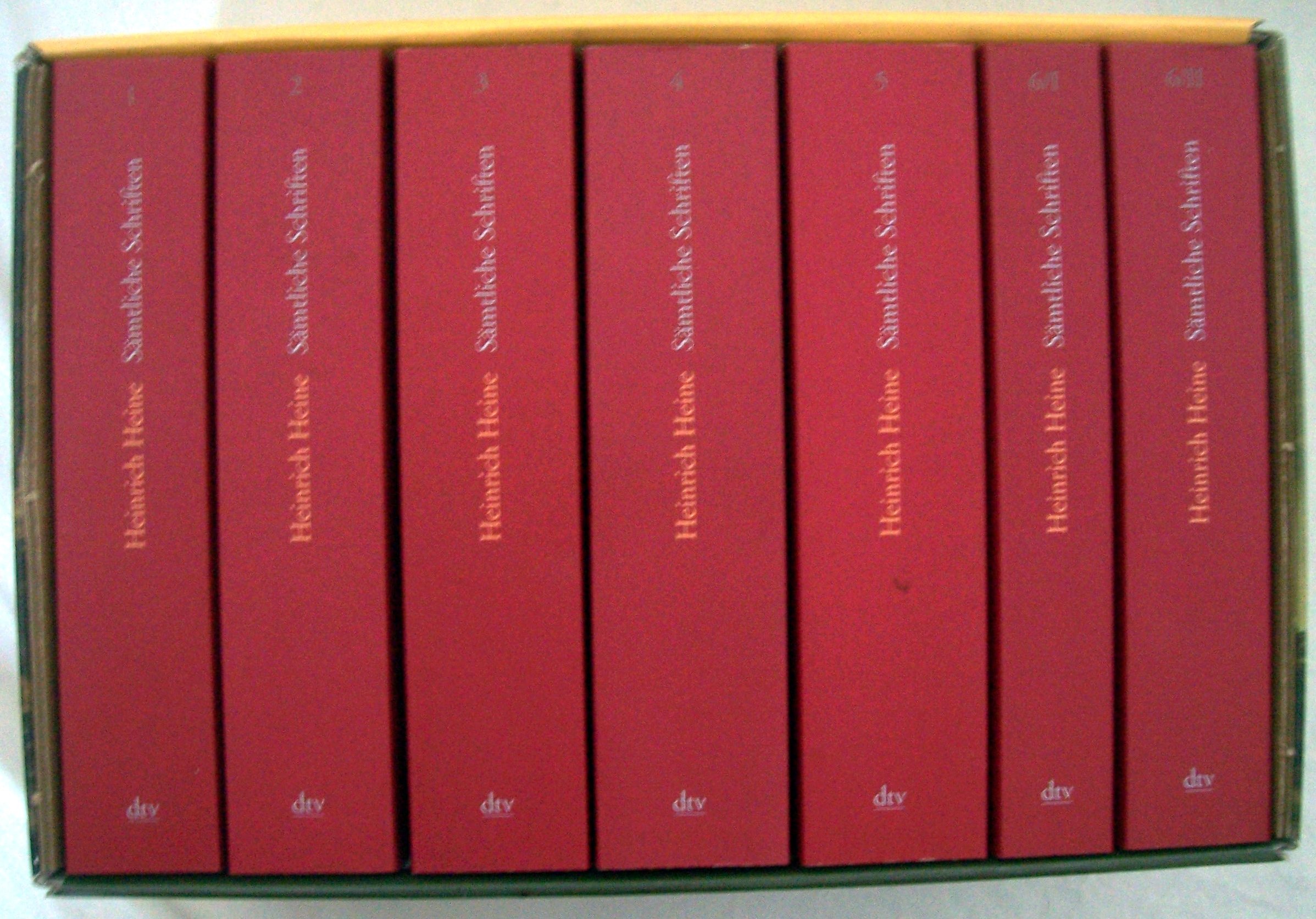 Sämtliche Schriften: Gesamtausgabe in 6 Bänden (7 Teilbände) im Schmuckschuber (dtv Kassettenausgaben)