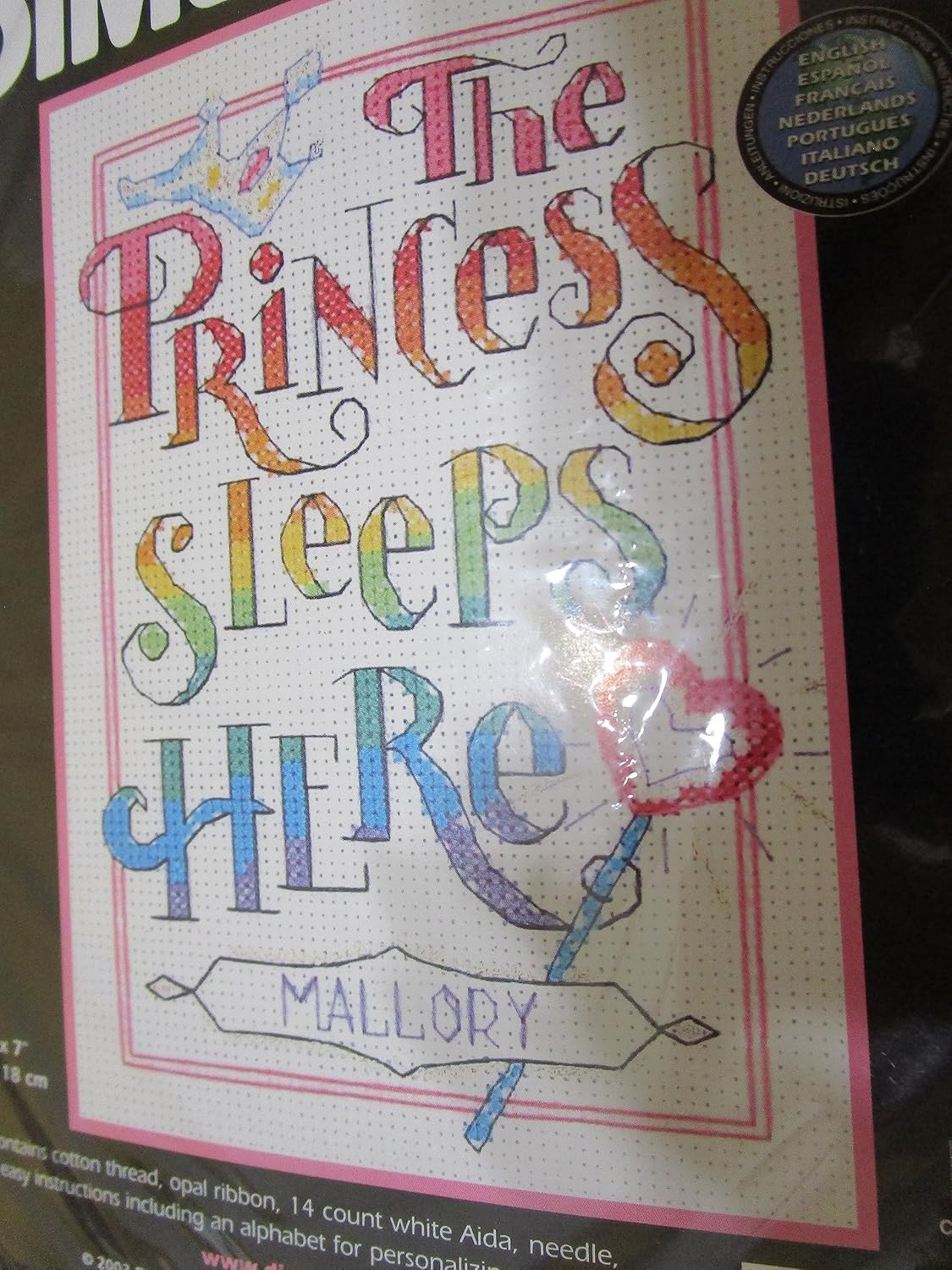 Dimensions Needlecrafts Counted Cross Stitch, The Princess