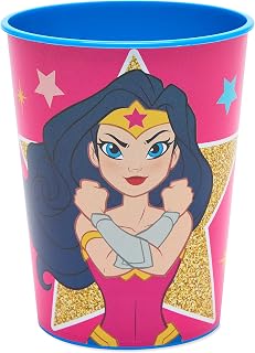 American Greetings Wonder Woman Party Supplies, 16 oz. Plastic Cups (8-Count)