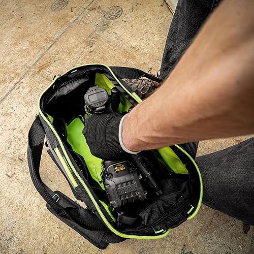 Miniatura 8 de Bolsas de herramientas AWP, bolsa de herramientas premium, negra, bolsa de herramientas duradera, para profesionales y contratistas