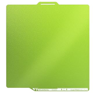 YOOPAI Cold Low Temperature Build Plate 257x257mm, Double Sided Room Temperature Print, Cold 3D Printer Bed Platforms with UltraTack Coating for Bambulab P2S / A1/X1C/P1P/P1S/X1E 3D Printers, Green - Amazon product rated Grade A