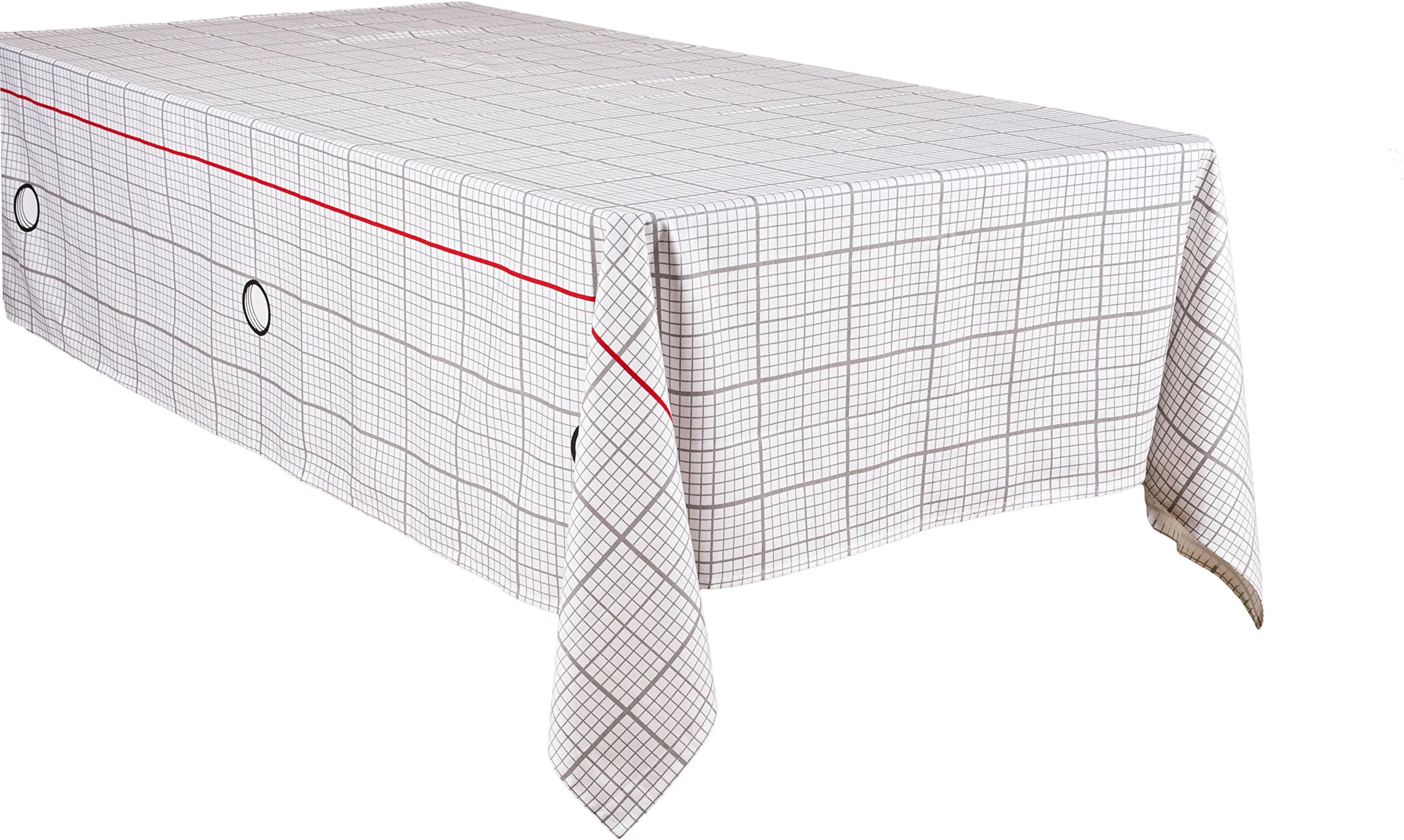 eatsleepdoodle Doodle Personalised Cotton Tablecloth with Washable Fabric Markers White Tablecloth (Large 98" x 59")