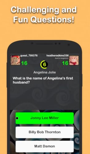 Celebrities Trivia Quiz – vue 4