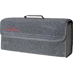 Baul Trasero Coche WALSER Bolsa de herramientas para el maletero Toolbag tamaño L, organizador de fieltro para el maletero, bolsa para el coche OK gris