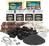 Vista 10 de Blue Marble National Geographic Rock Tumbler Media - El mejor kit de suministros de pulido de rocas, grano a granel de 4 etapas, 1.5 libras