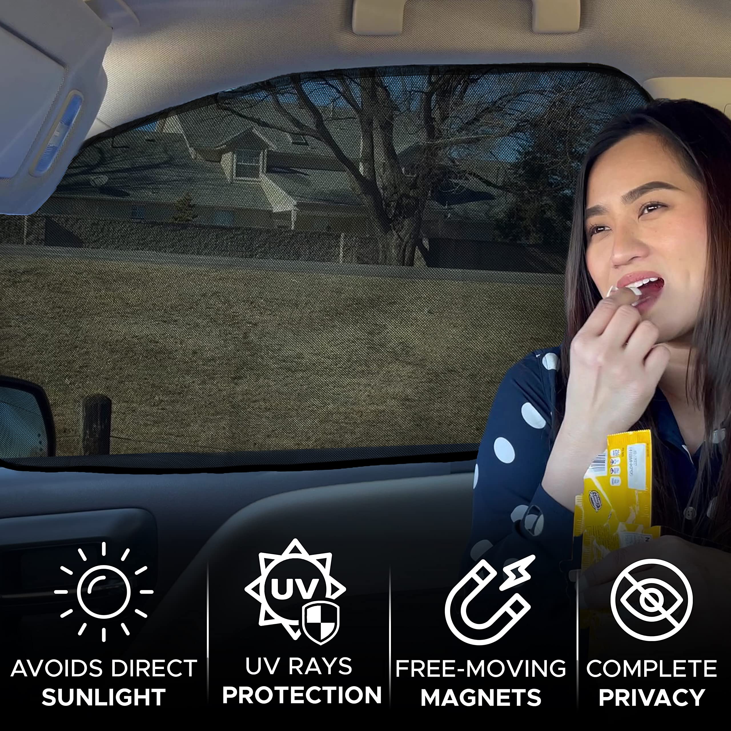 UV Protection For Kids Magnetic Car Side Window Sun Shade For Kids ...