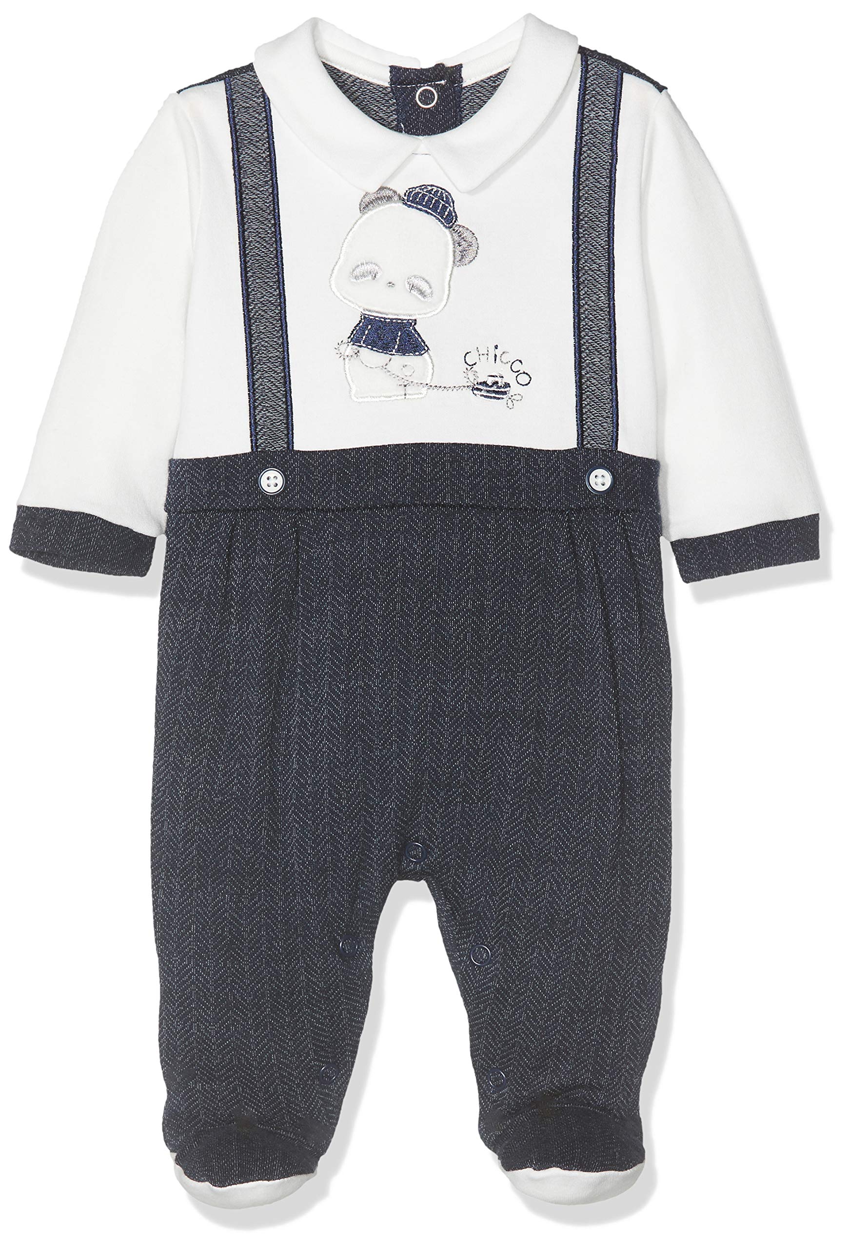 Grenouillère bébé garçon Chicco à boutons pressions pour change rapide - 3
