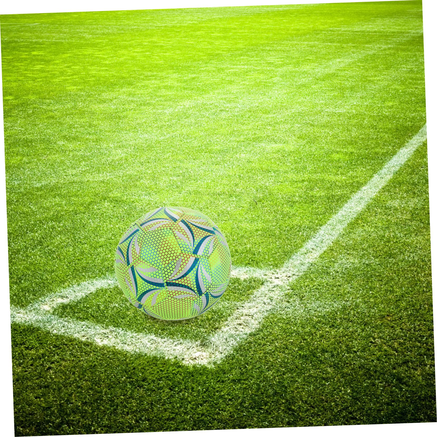 Pallone da Calcio Illuminato per Allenamento e Gioco Resistente e Durevole Si Accende al Buio Adatto Ragazzo Ragazza Ragazza e Adulti per Calcio e Sport Notturni