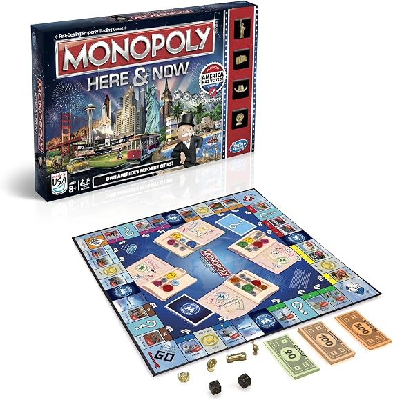 لعبة Monopoly Here & Now: US Edition
