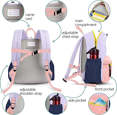 Miniatura 6 de Mochila para niños pequeños de 1 a 3 años mochila para bebé con correa para niños y niñas, arnés antipérdida para caminar, T-macaron-s, Pequeño,