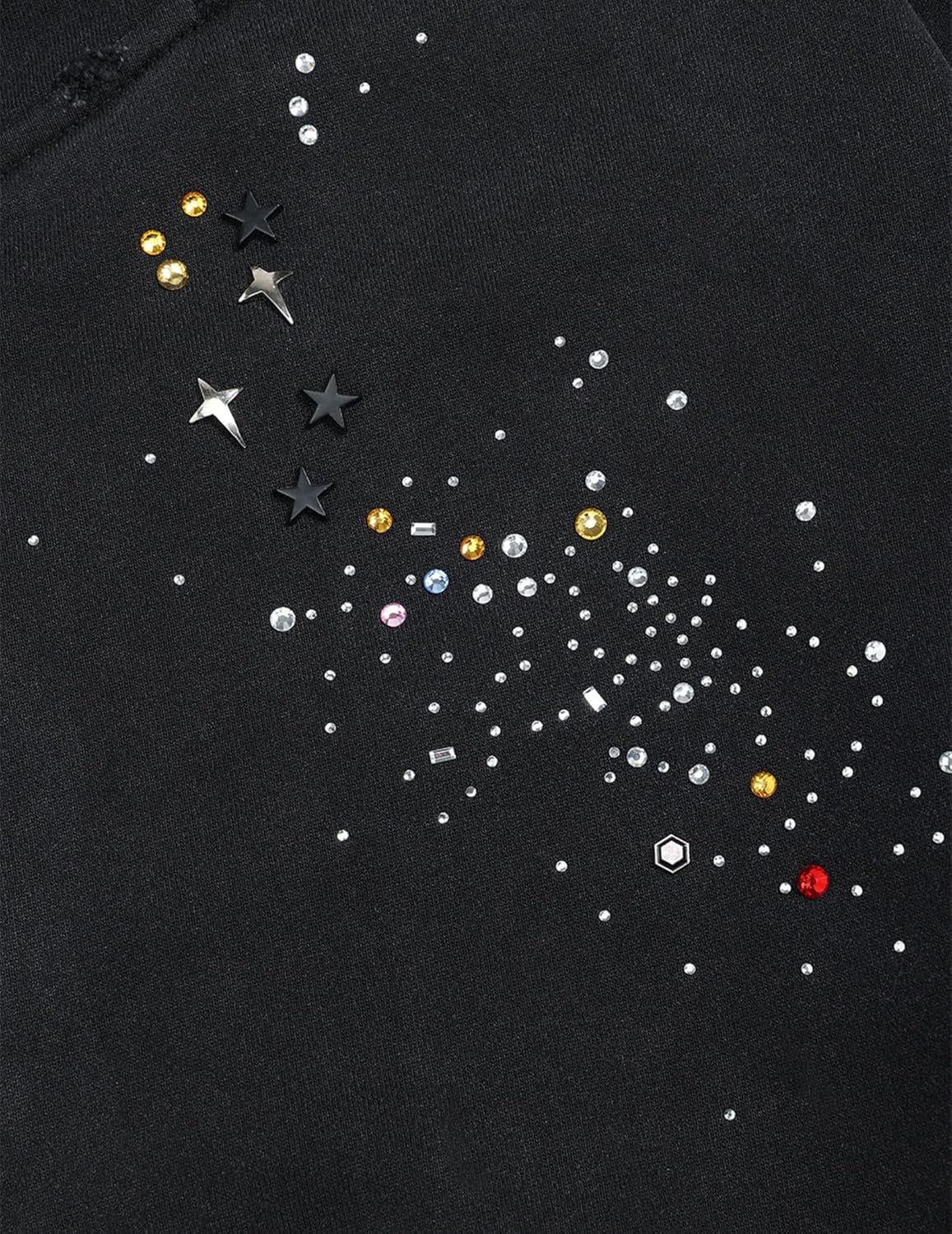 Aelfric Eden Star Rhinestone Zip Up Hoodies Womens Mens Casual Hooded Jackets Unisex Loose Crystal Y2K Pocket Sweatshirts - Image 4