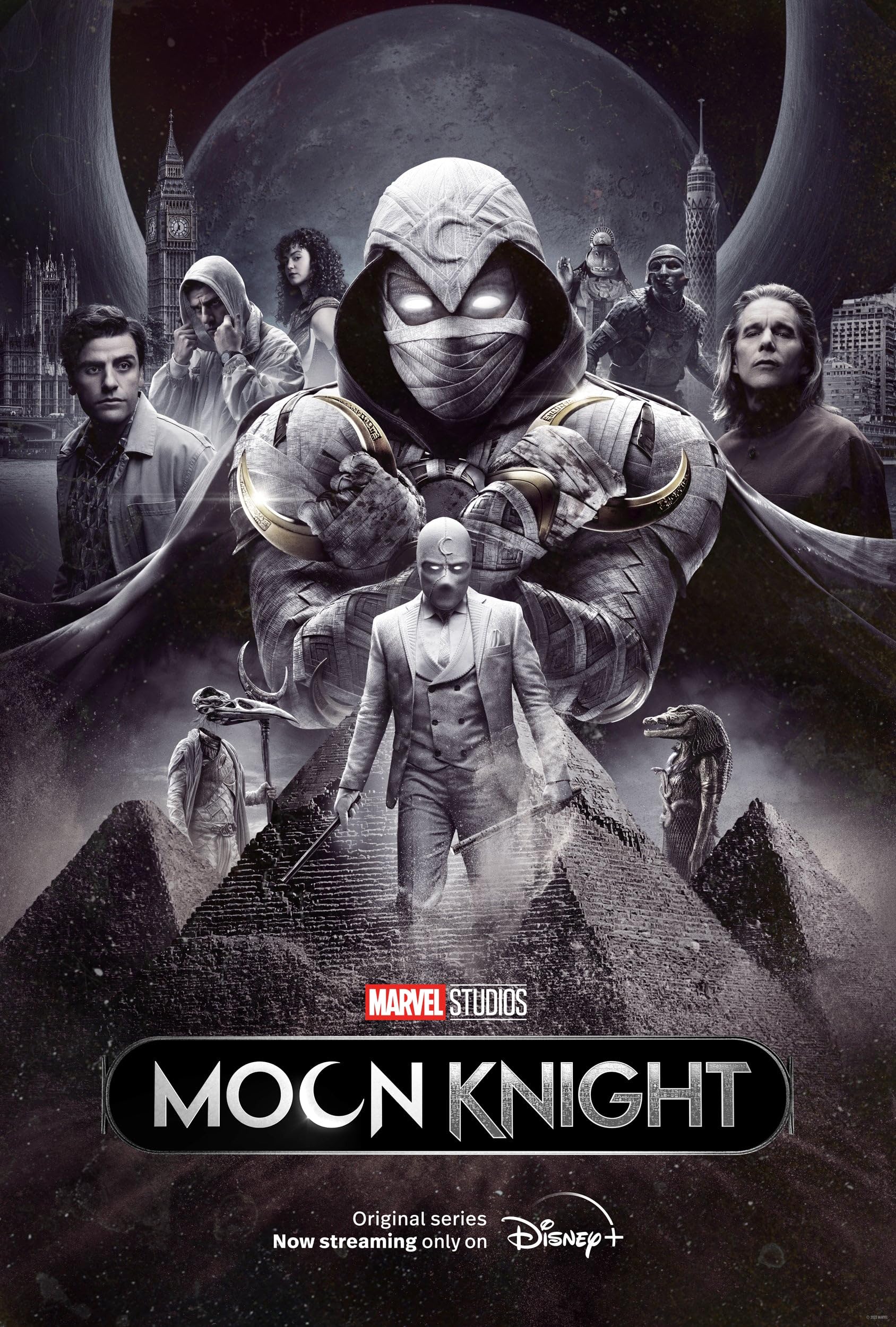Pixie Posters Multi Colour Moon Knight A3 Size Movie Poster Wall Art