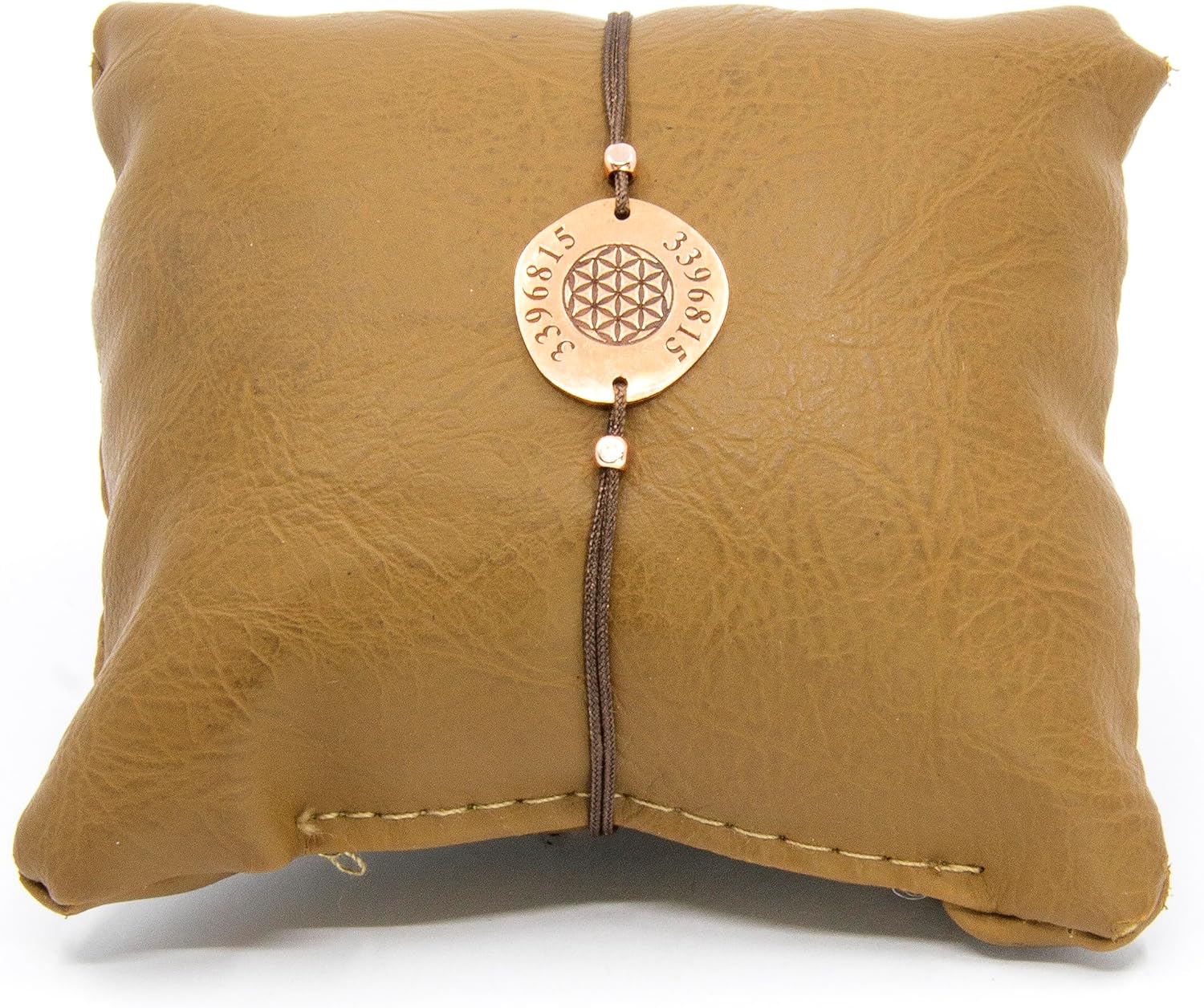 339681 Grigori Grabovoi Pure Copper Adjustable Rope Bracelet with Life Flower Detail by SBUniqueDesign™ for Balance & Harmony…