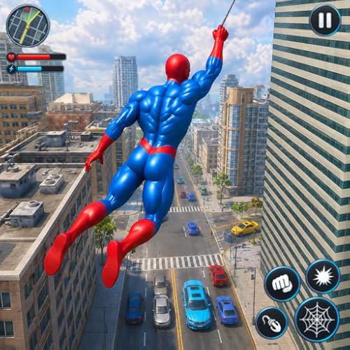 Super Spider Rope Hero Shooting Games 2026 – Open World Battle Game