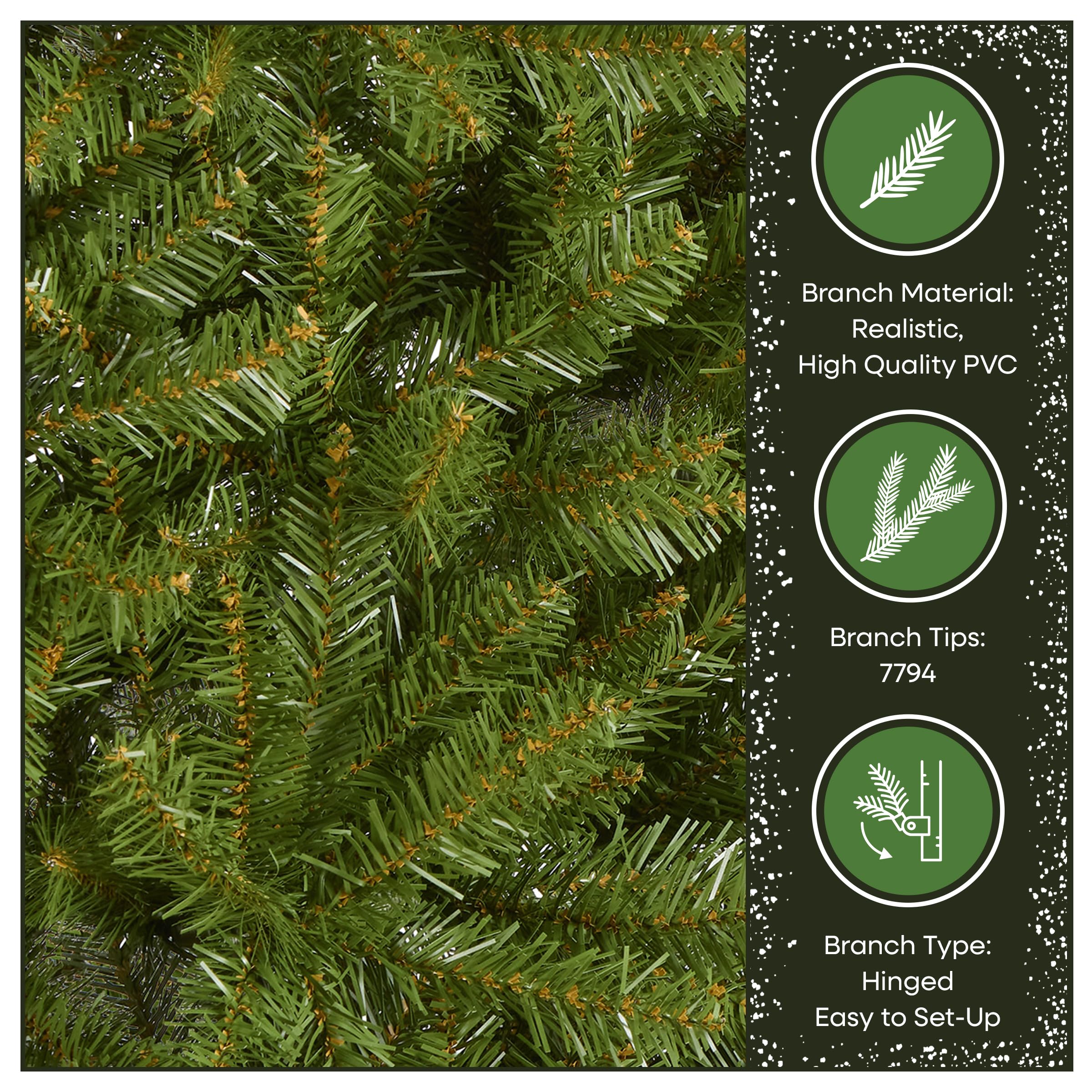 Amazon.com: National Tree Company 12 ft Unlit Dunhill Fir