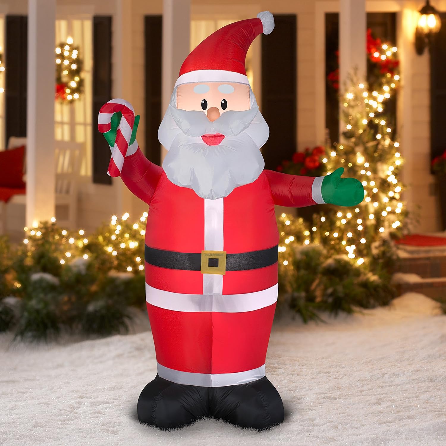 Exclusive Discount 90% Price Gemmy 7 Ft. Tall Santa Clause Christmas Inflatable Lights Up Yard Decor Self-Inflates Super Deal Product Gemmy 7 Ft. Tall Santa Clause Christmas Inflatable Lights Up Yard Decor Self-Inflates