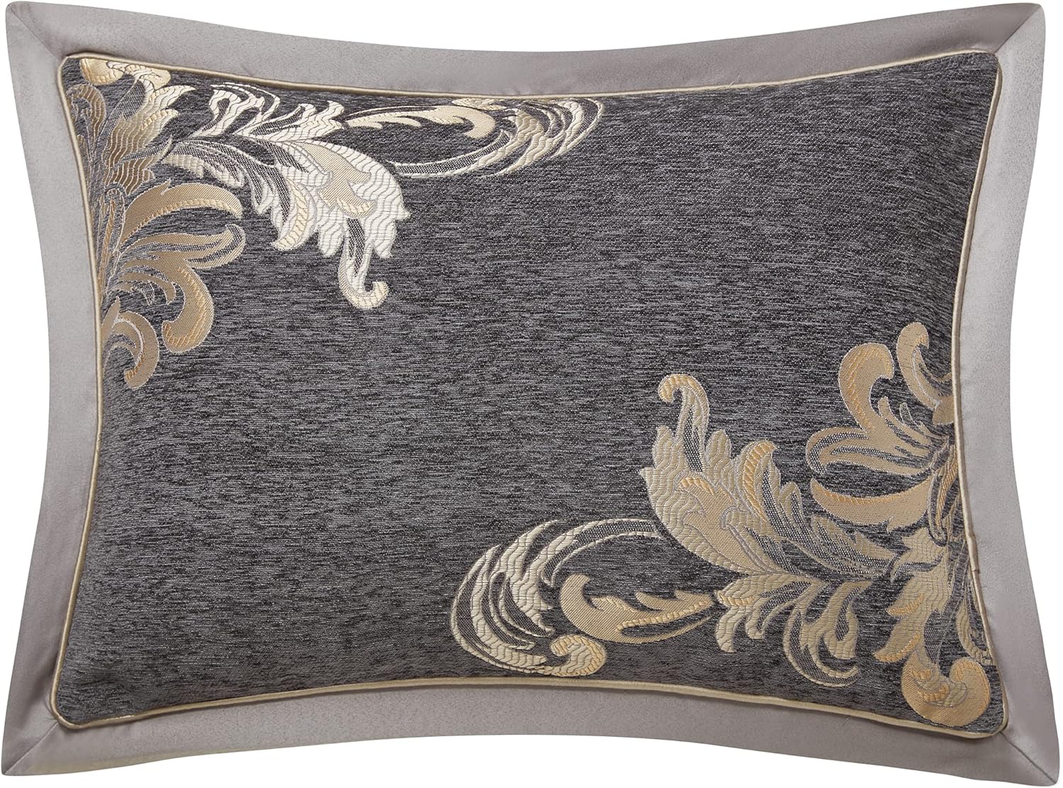 Waterford Everett Gray 6 Piece Queen Comforter Set
