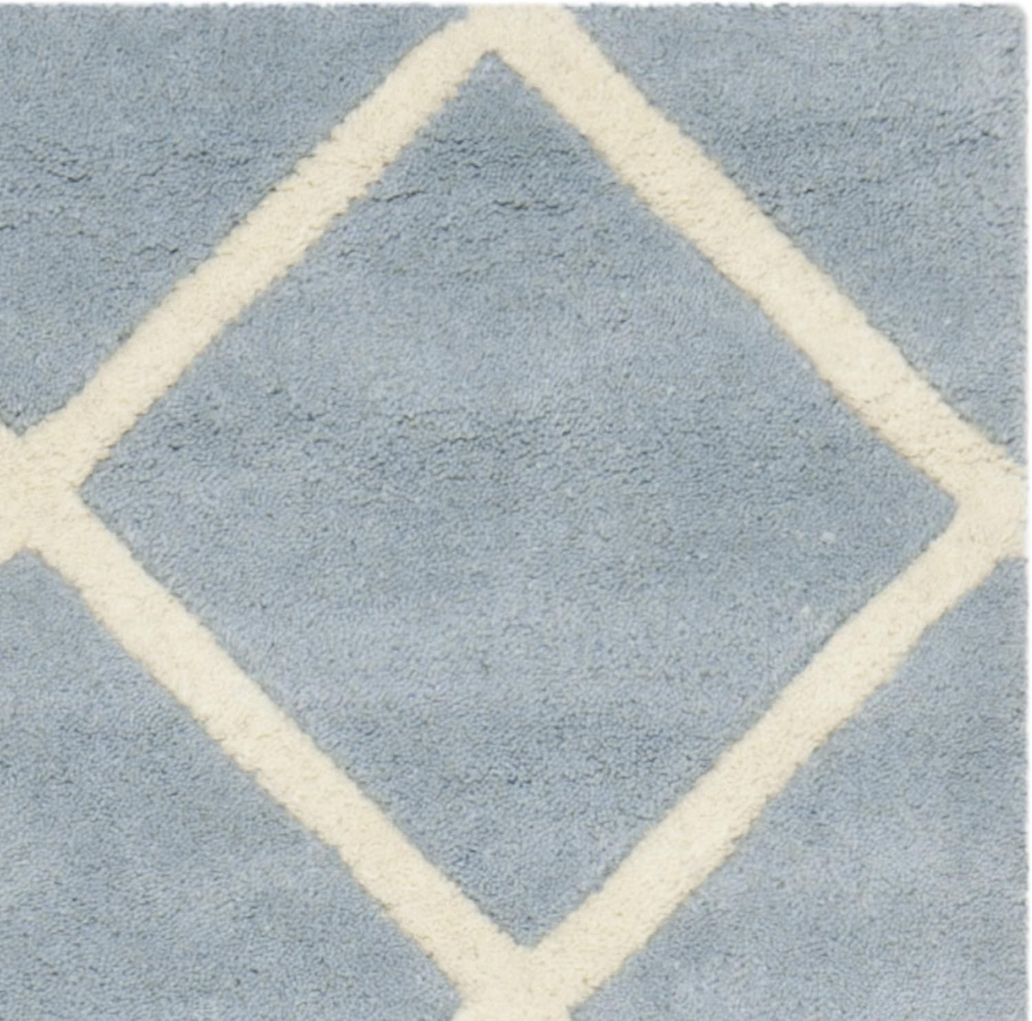 Hand-Tufted Black and Ivory Wool Area Rug, 2'3" x 5'