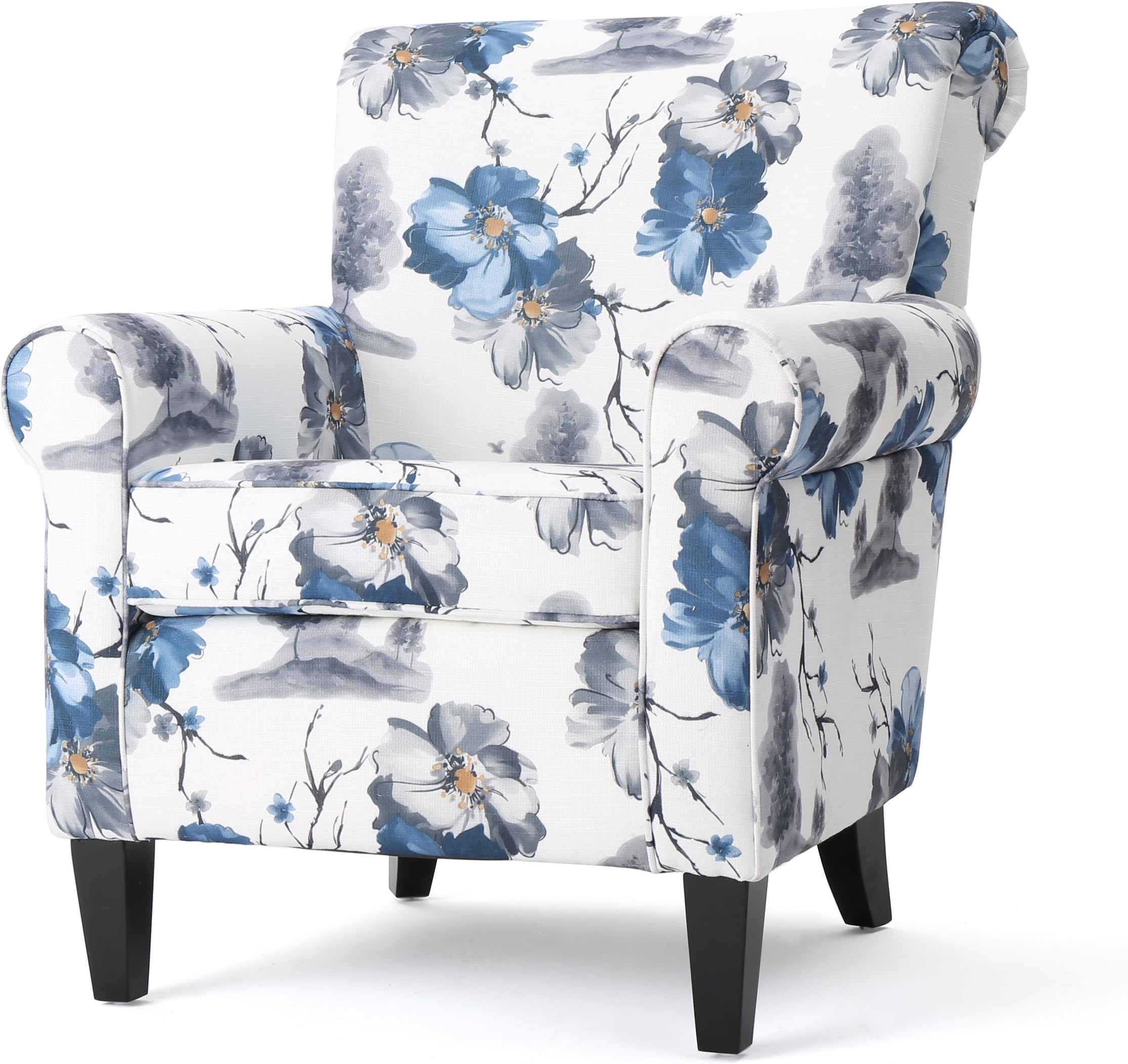 Christopher Knight Home Roseville Fabric Club Chair, Floral Print
