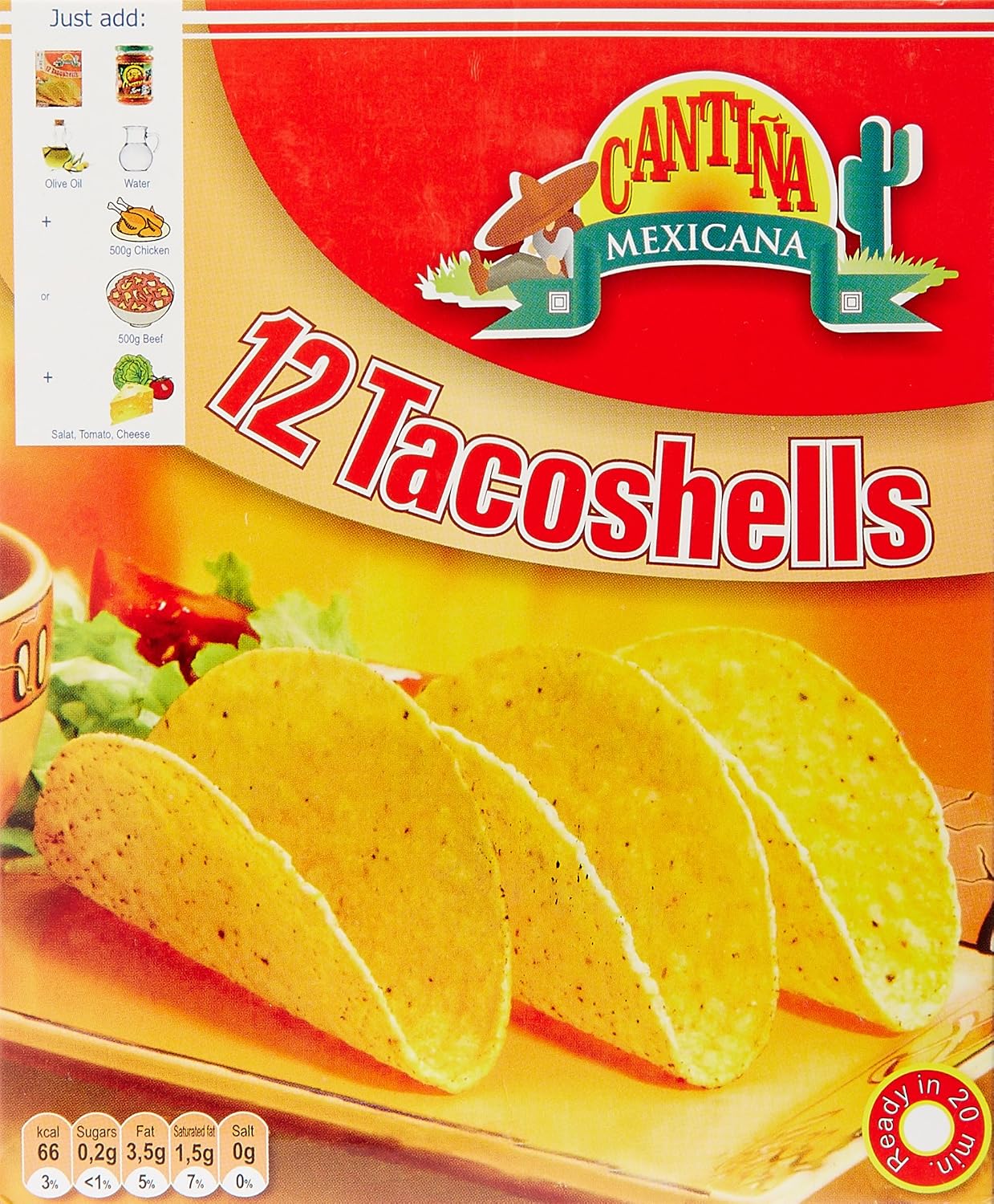Taco Shells Cantiña Mexicana 150g