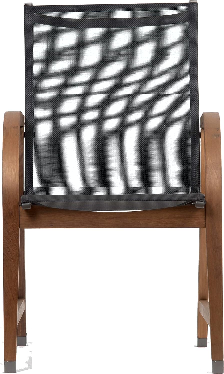 ia Bahamas 7-Piece Oval Patio Dining Set | Eucalyptus Wood | Ideal for Outdoors and Indoors, Black : Patio, Lawn & Garden