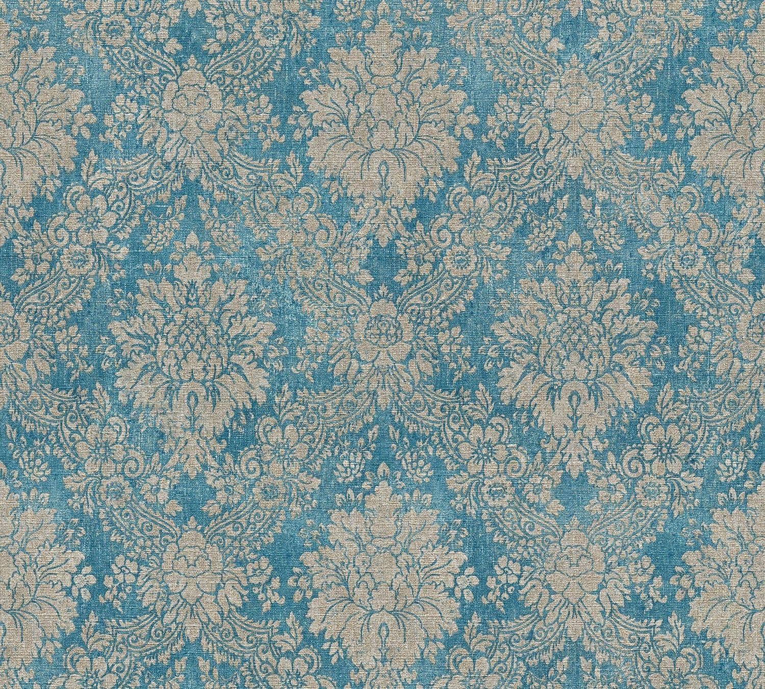 Papel pintado Barroco 336075-GU gris para decorar paredes